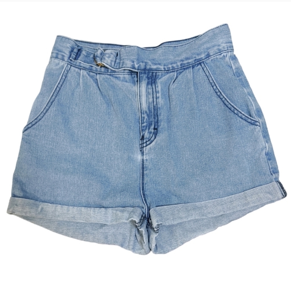 BDG Urban Outfitters Light Wash High  Waist Cuffed Denim Shorts Women's Size 2